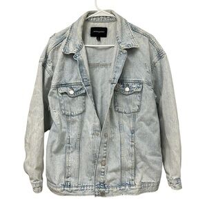 Banana Republic Light Blue Denim Jacket, Size L